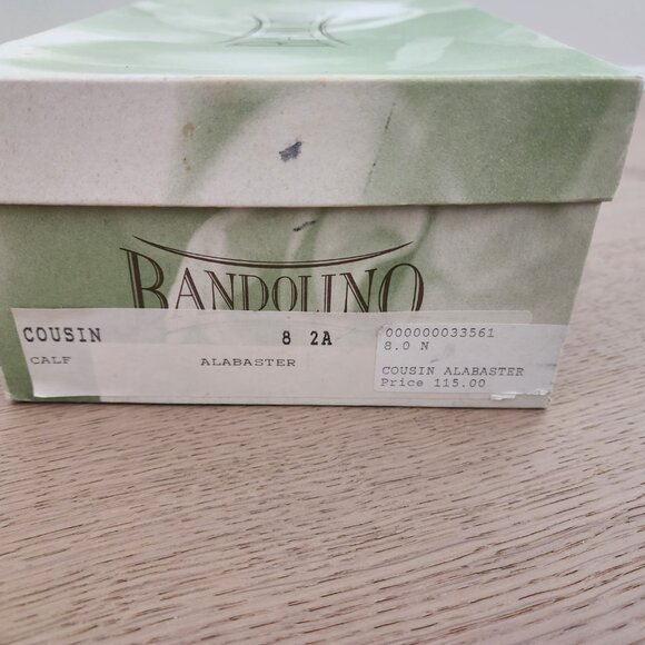 Vintage 90s Bandolino cream heels size 8 narrow - Picture 12 of 13